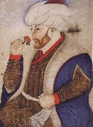 Portrait of the Ottoman sultan Mehmed the Conqueror